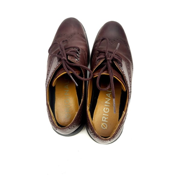 Cole Haan Original Grand Wing Oxford Lux Size 8.5 Mens British Tan Shoes